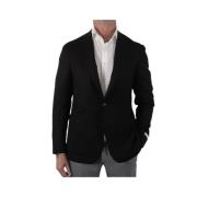 Klassisk Ull Svart Blazer