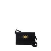 Svart Skinn Biggie Clutch