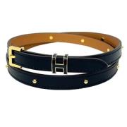 Pre-owned Leather belts