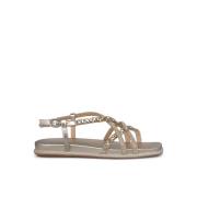 Glitrende stropp sandal