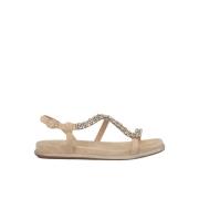 Skinnende stropp sandal