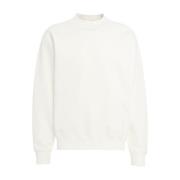 Hvit Brodert Sweatshirt Aw24