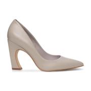 Beige Elegante Lukkede Pumps