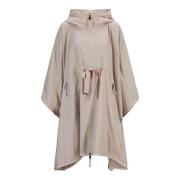 Oversized Vannavstøtende Poncho Cape Jakke