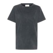 Mørkegrå Random Wash Tee Top