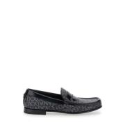 Sorte flate sko City Blanco Loafer