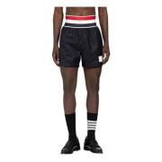 Elastisk Midje Rugby Shorts Navy