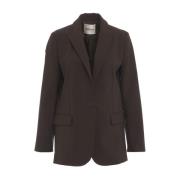 Brun Blazer Aw24 Dameklær