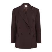 Aubergine Oversized Blazer Yttertøy