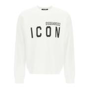 Icon Logo Crew-neck Sweatshirt