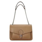 Camel Pebbled Medium Bradley Bag