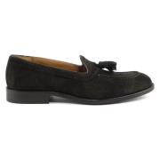 Stilige Brune Skinnloafers