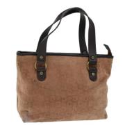 Pre-owned Suede handbags