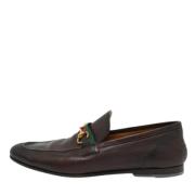 Pre-owned Leather flats