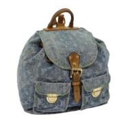 Pre-owned Denim backpacks