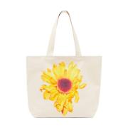 Solsikke Lerret Tote Bag