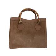 Pre-owned Suede handbags