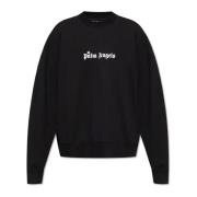 Sweatshirt med trykt logo