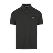 Grå Polo Skjorte Slim Fit