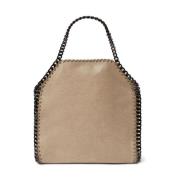 Kjede Tote Bag i Lys Khaki