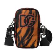 Multifarget Tiger Print Crossbody Bag