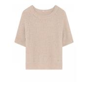 Strikket genser Beach Sand Inez stil