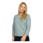 Rundkragen Strickpullover