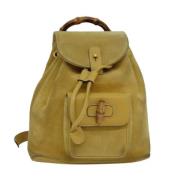 Pre-owned Suede backpacks