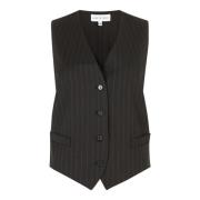 Pinstripe Vest - Klassisk Stil