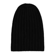 Alpakka Ribbestrikket Beanie Lue