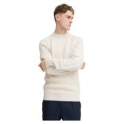 Pumice Stone Raglan Crew Neck Strikket Genser