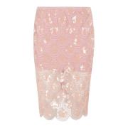 Glitter Pencil Skirt