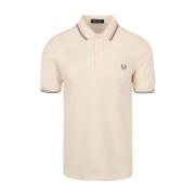 Klassisk Dobbelt Stripe Polo Skjorte