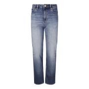 Høytliv Straight-Leg Faded Jeans