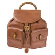 Pre-owned Leather backpacks