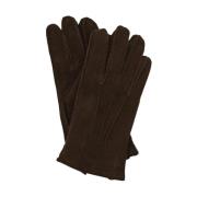 Brun Morris Stockholm Suede Gloves Hansker