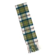 Tartan Lamull Skjerf Grønn Krem