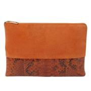 Pre-owned Leather clutches