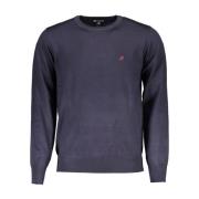 Blå Equestrian Crew-Neck Sweater