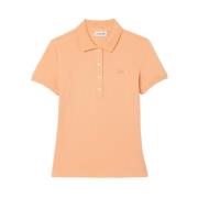 Oransje Poloskjorte med Brodert Krokodille