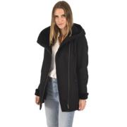 Sort Shearling Tettsittende Vest