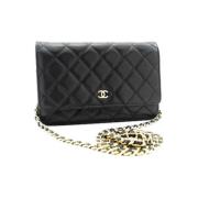 Pre-owned Leather chanel-bags