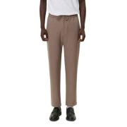 Tapered Drawstring Suit Pants