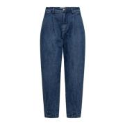 Mom Fit Denim Blue Jeans