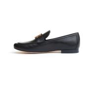 Svart skinn Loafer sko Aw24