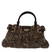 Pre-owned Wool handbags