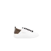 Hvit Sand Sporty Eleganse Sneakers