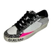 Glitter Sneaker Svart-Hvit Deluxe Modell