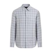 Sky Blue Skjult Button-Down Skjorte