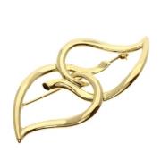 Pre-owned Yellow Gold brooches